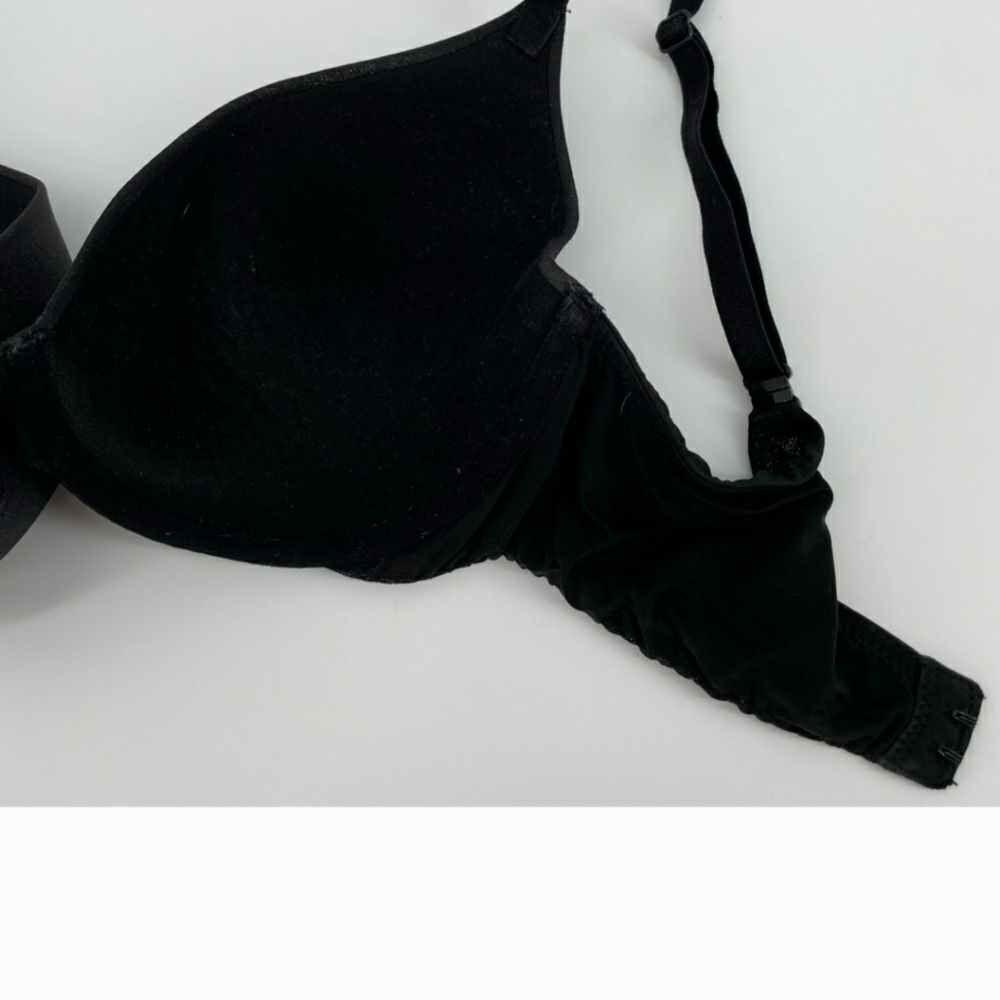 Victoria’s Secret Black Sparkly Uplift Semi Demi Bra 32D - Picture 5 of 5